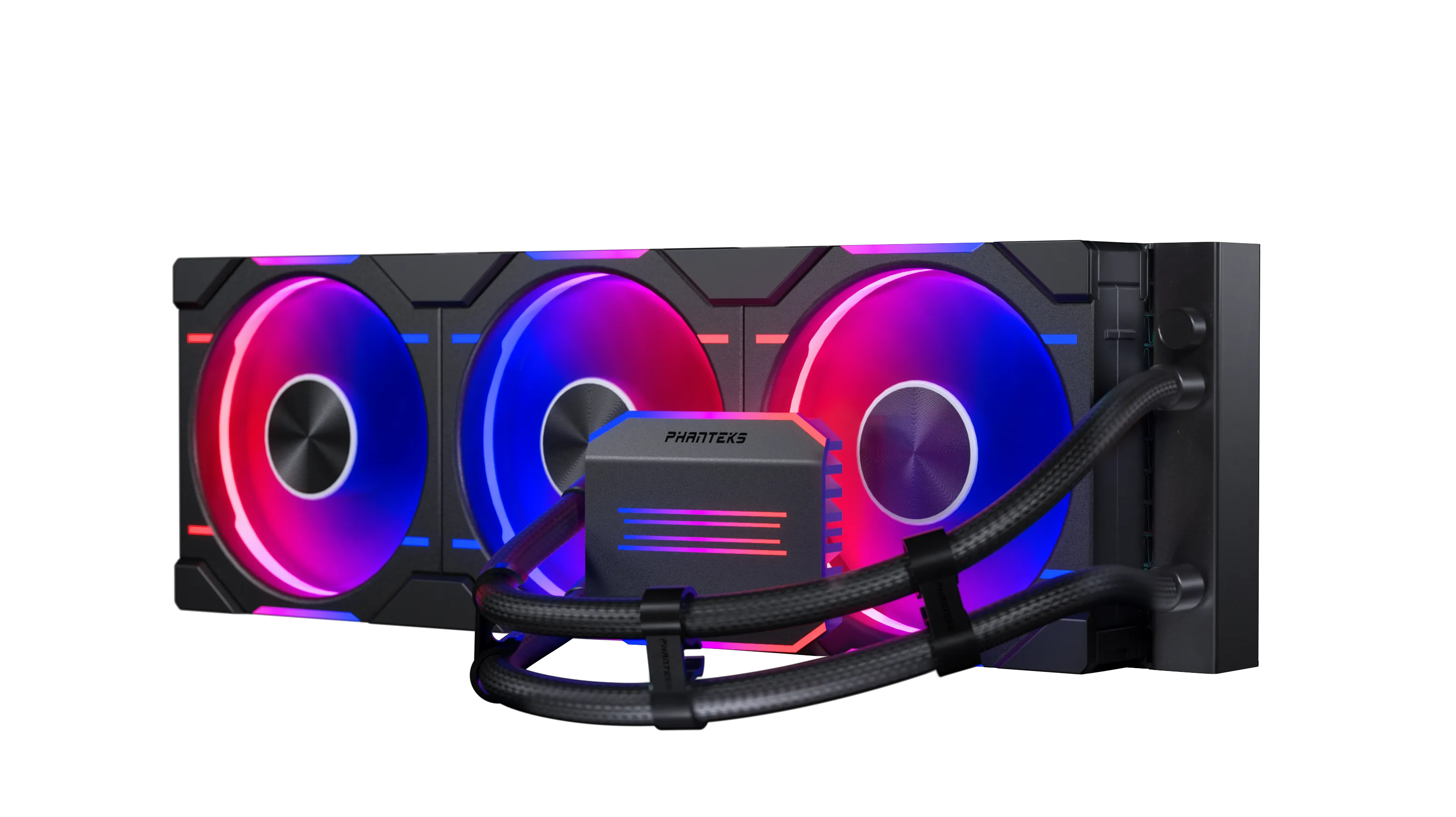 Phanteks Glacier One D30 Premium DRGB All in One Liquid CPU Cooler, DRGB Pump Cap Design