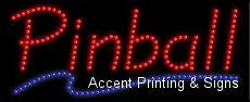 Pinball LED Sign (High Impact, Energy Efficient)