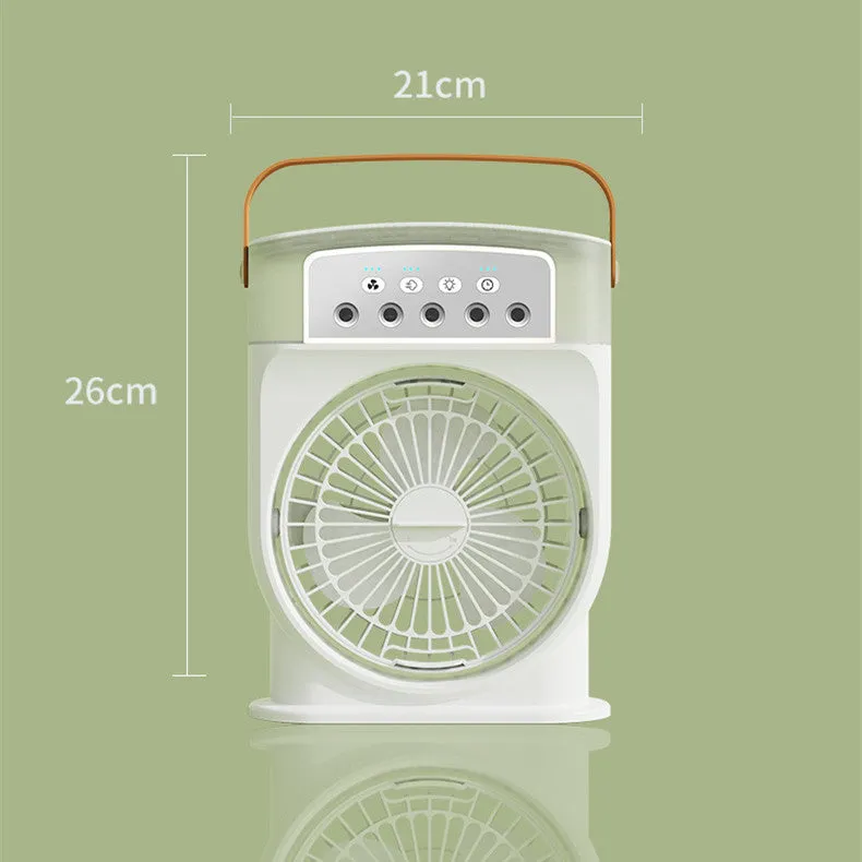 Portable USB Air Conditioner Cooling Fan & Humidifier