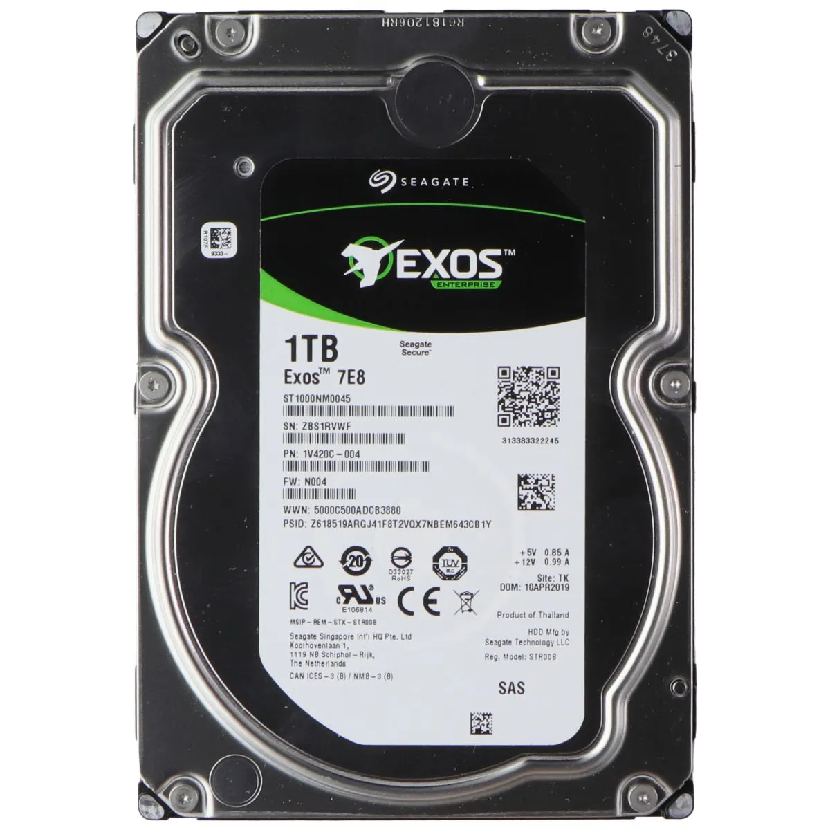 Seagate Exos Enterprise 1TB Hard Drive ST1000NM0045