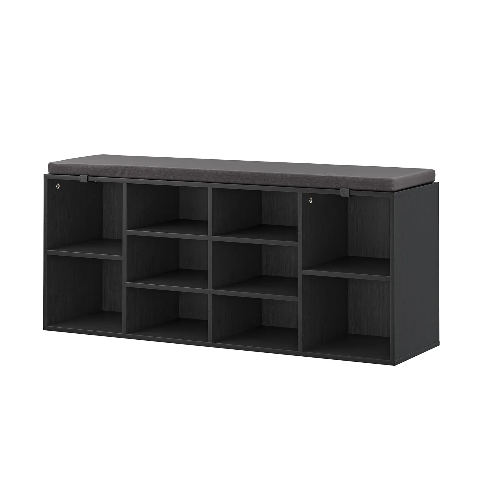 Shoe Storage Bench with 10 Cubbies