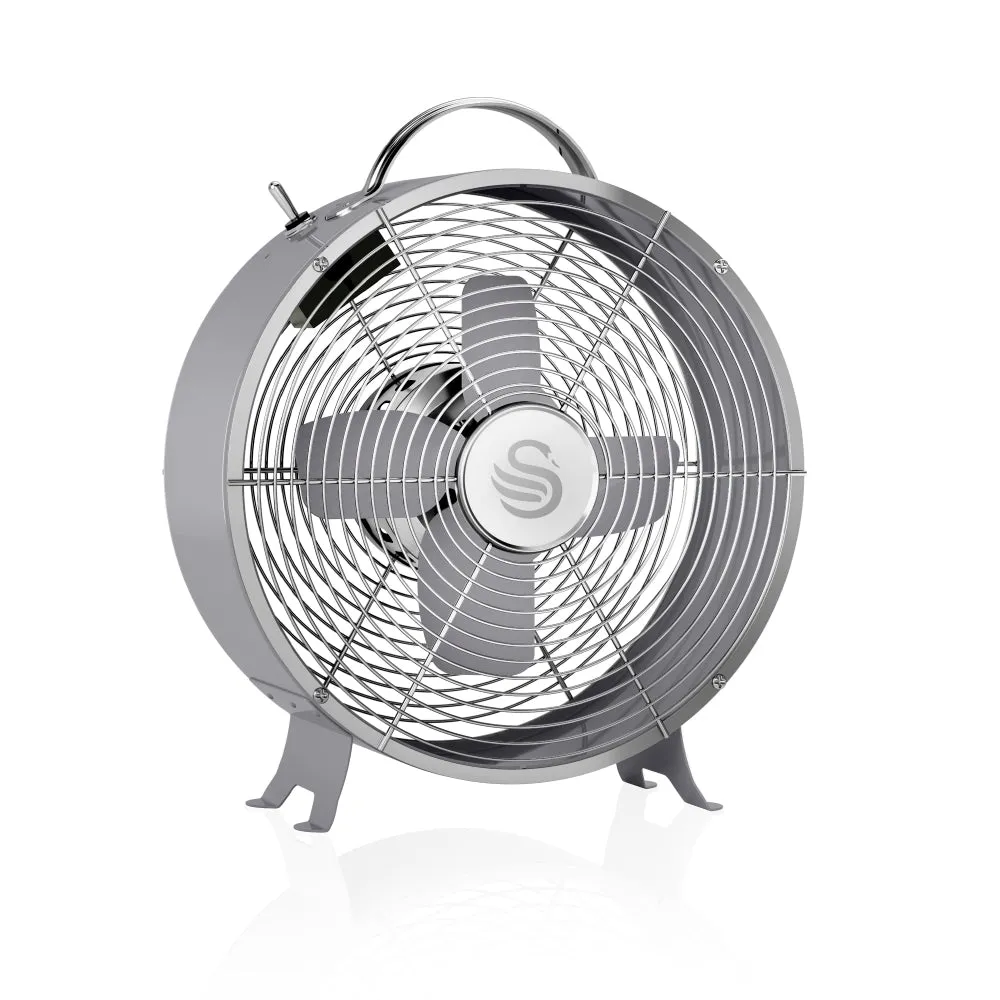 Swan Retro 8 Inch Clock Fan