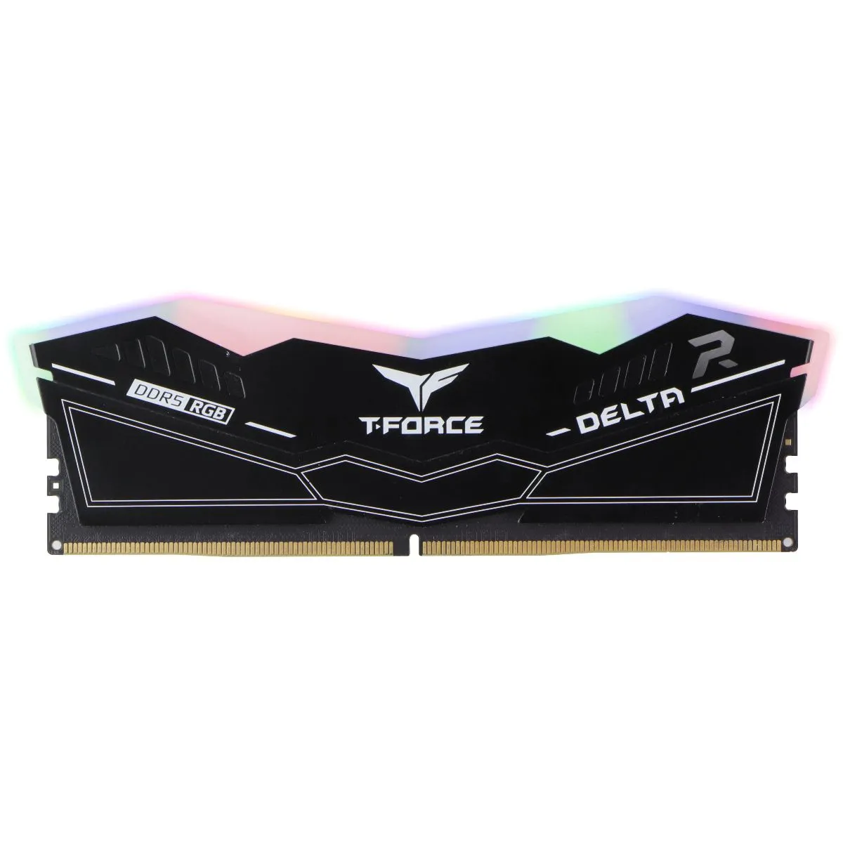 TeamGroup T-Force Delta RGB (16GB) DDR5-6000 RAM 1Rx8 FF3D516G6000HC38ABK - 1-PK