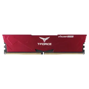 16GB TeamGroup T-Force Vulcan DDR5-6000 Red RAM - FLRD516G6000HC38ABK