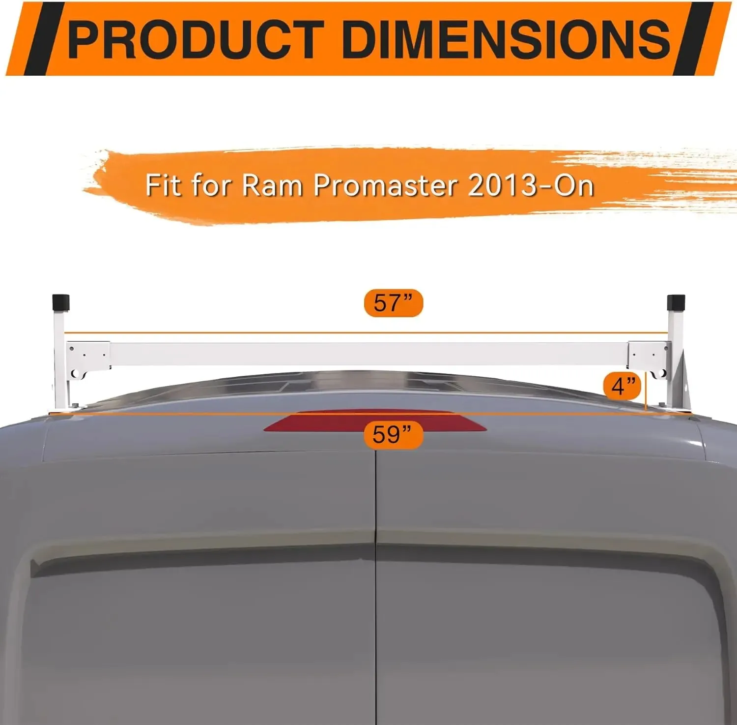 Van Roof Ladder Racks Fit for RAM ProMaster 2013-On