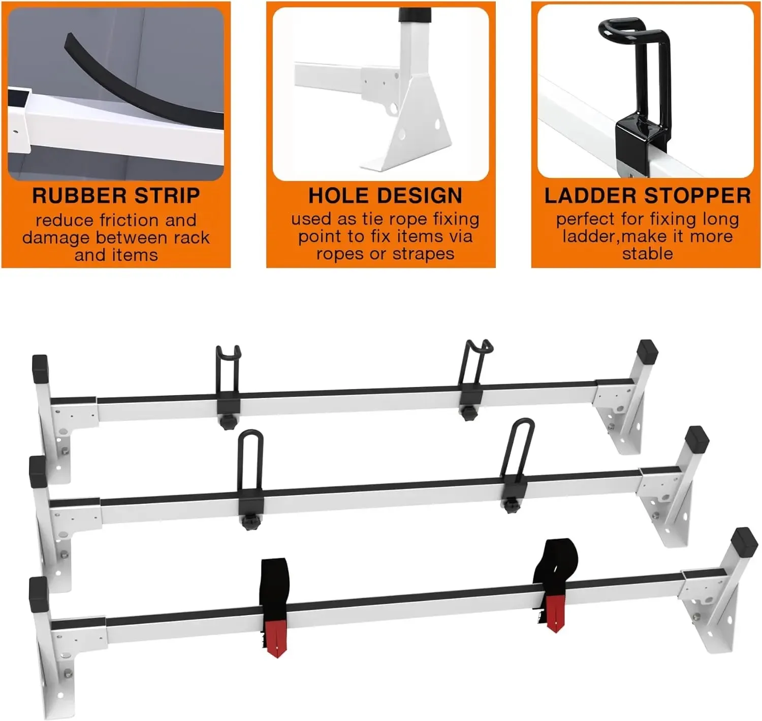 Van Roof Ladder Racks Fit for RAM ProMaster 2013-On