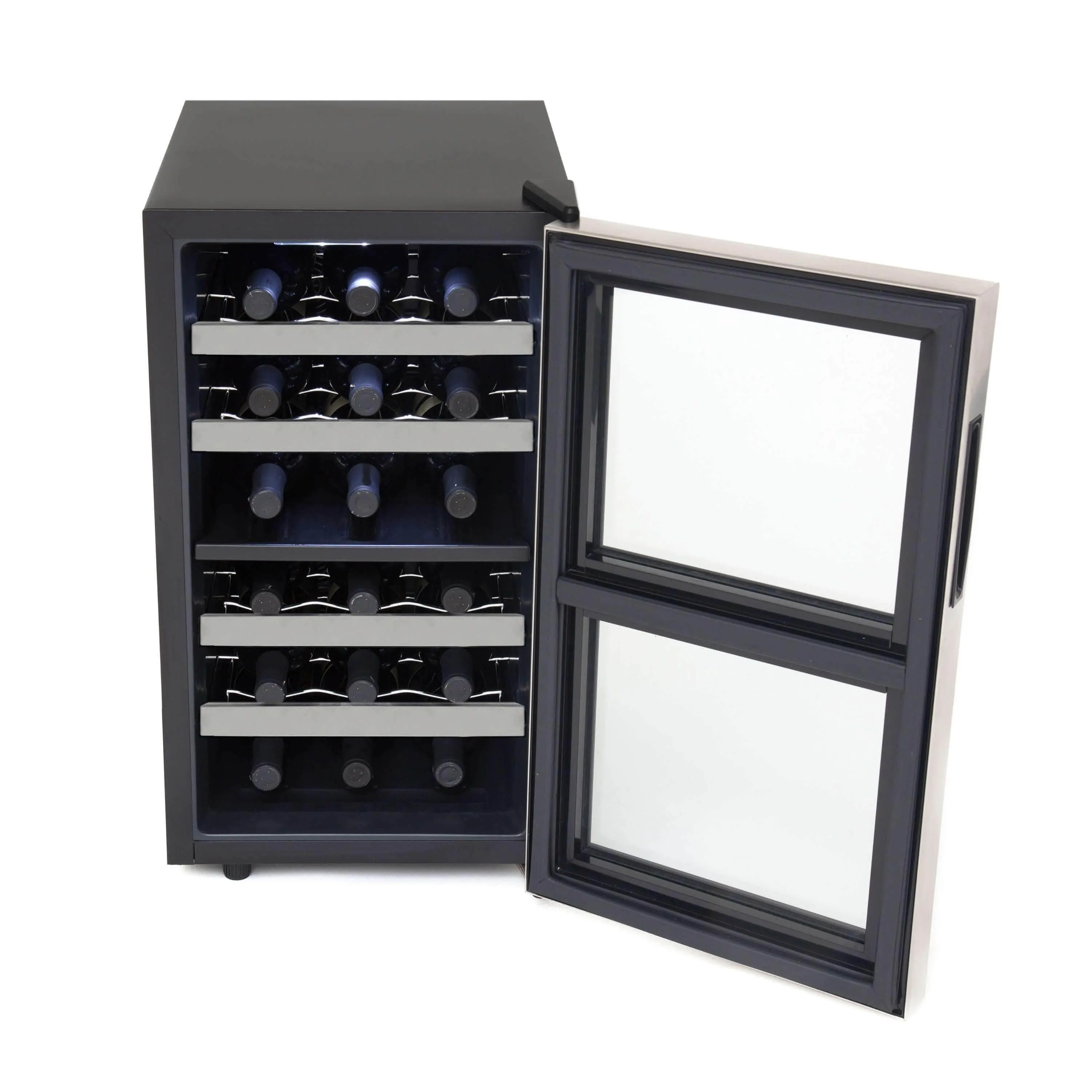 Whynter 18 Bottle Dual Zone Thermoelectric Wine Cooler WC-181DS